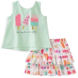 Kate Spade Popsicle Skirt and Mint Tank Set Size 18 months